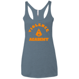 T-Shirts Indigo / X-Small Violence Academy Women's Triblend Racerback Tank