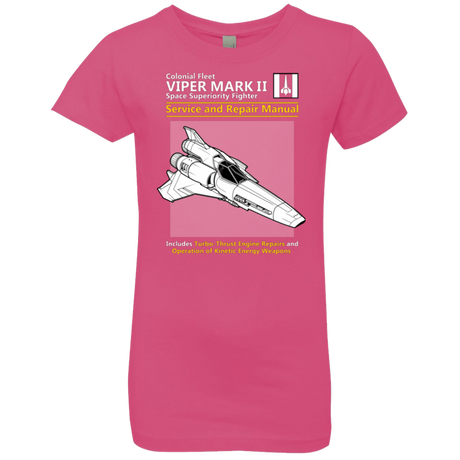 T-Shirts Hot Pink / YXS VIPER SERVICE AND REPAIR MANUAL Girls Premium T-Shirt