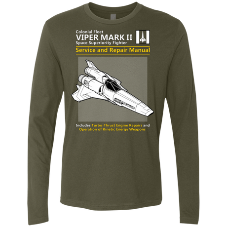 T-Shirts Military Green / Small VIPER SERVICE AND REPAIR MANUAL Men's Premium Long Sleeve