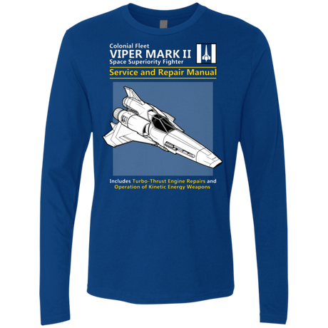 T-Shirts Royal / Small VIPER SERVICE AND REPAIR MANUAL Men's Premium Long Sleeve