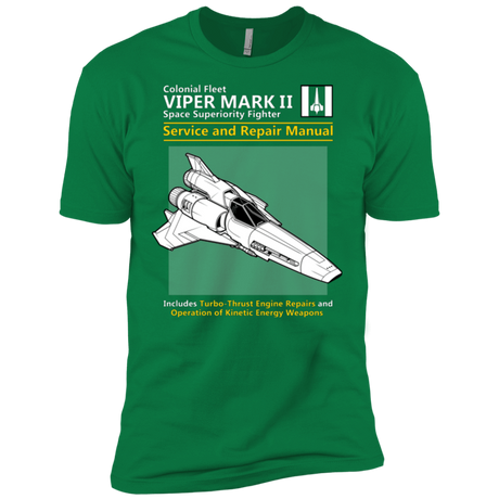 T-Shirts Kelly Green / X-Small VIPER SERVICE AND REPAIR MANUAL Men's Premium T-Shirt