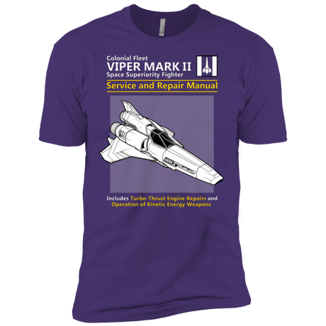 T-Shirts Purple / X-Small VIPER SERVICE AND REPAIR MANUAL Men's Premium T-Shirt