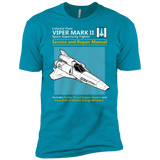 T-Shirts Turquoise / X-Small VIPER SERVICE AND REPAIR MANUAL Men's Premium T-Shirt