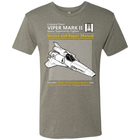 T-Shirts Venetian Grey / Small VIPER SERVICE AND REPAIR MANUAL Men's Triblend T-Shirt