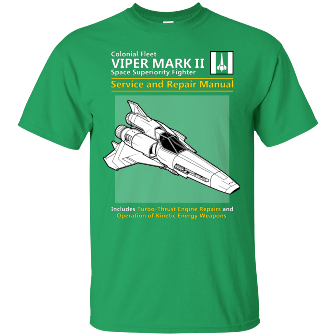 T-Shirts Irish Green / Small VIPER SERVICE AND REPAIR MANUAL T-Shirt