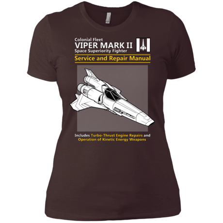 T-Shirts Dark Chocolate / X-Small VIPER SERVICE AND REPAIR MANUAL Women's Premium T-Shirt
