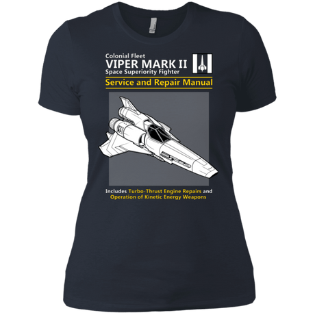 T-Shirts Indigo / X-Small VIPER SERVICE AND REPAIR MANUAL Women's Premium T-Shirt