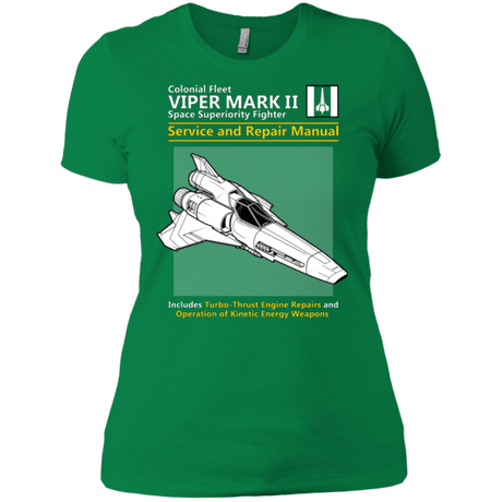 T-Shirts Kelly Green / X-Small VIPER SERVICE AND REPAIR MANUAL Women's Premium T-Shirt
