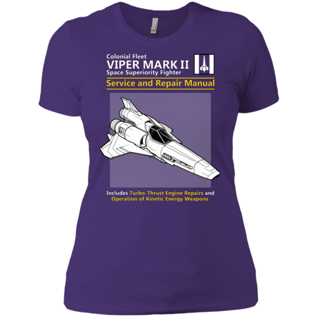 T-Shirts Purple / X-Small VIPER SERVICE AND REPAIR MANUAL Women's Premium T-Shirt