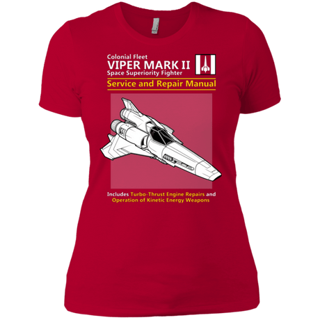 T-Shirts Red / X-Small VIPER SERVICE AND REPAIR MANUAL Women's Premium T-Shirt