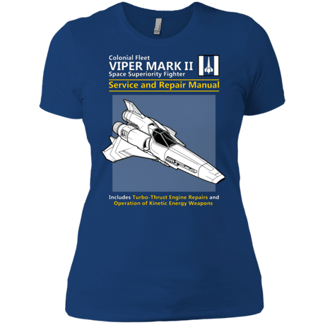 T-Shirts Royal / X-Small VIPER SERVICE AND REPAIR MANUAL Women's Premium T-Shirt