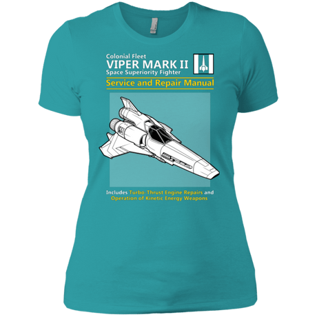 T-Shirts Tahiti Blue / X-Small VIPER SERVICE AND REPAIR MANUAL Women's Premium T-Shirt