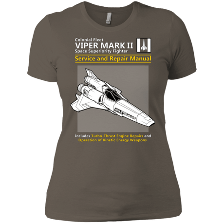 T-Shirts Warm Grey / X-Small VIPER SERVICE AND REPAIR MANUAL Women's Premium T-Shirt