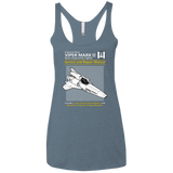 T-Shirts Indigo / X-Small VIPER SERVICE AND REPAIR MANUAL Women's Triblend Racerback Tank