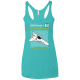 T-Shirts Tahiti Blue / X-Small VIPER SERVICE AND REPAIR MANUAL Women's Triblend Racerback Tank