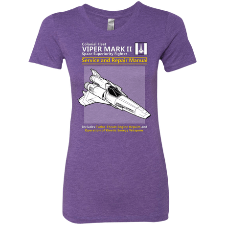 T-Shirts Purple Rush / Small VIPER SERVICE AND REPAIR MANUAL Women's Triblend T-Shirt