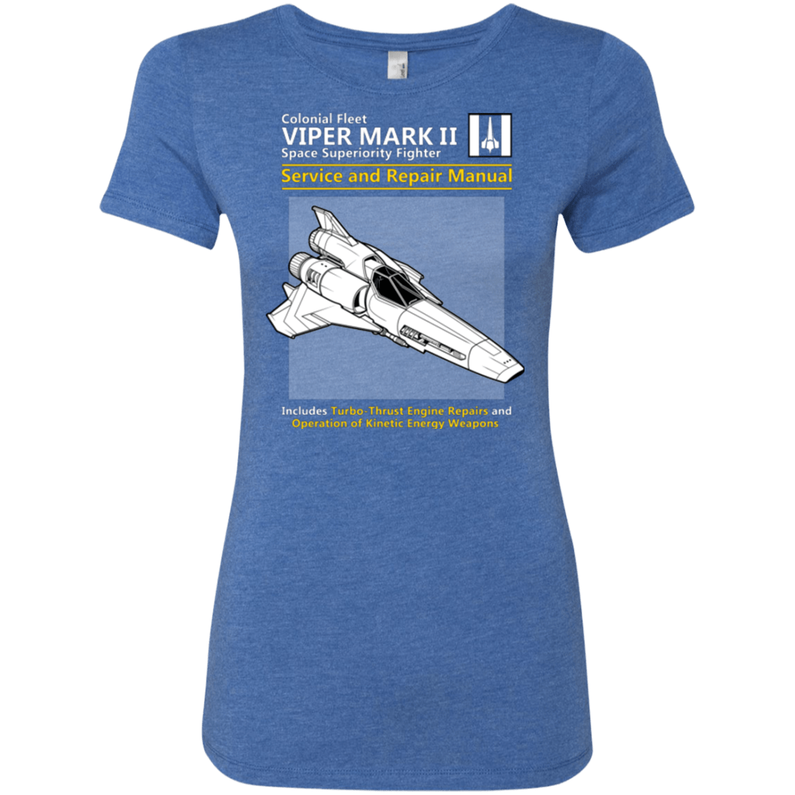 T-Shirts Vintage Royal / Small VIPER SERVICE AND REPAIR MANUAL Women's Triblend T-Shirt