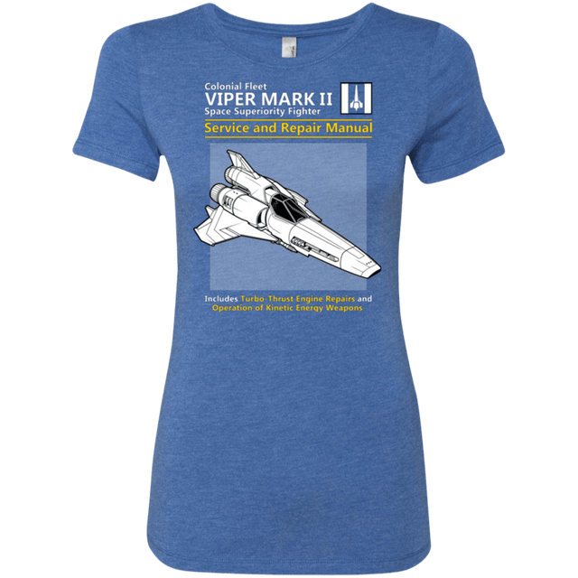 T-Shirts Vintage Royal / Small VIPER SERVICE AND REPAIR MANUAL Women's Triblend T-Shirt