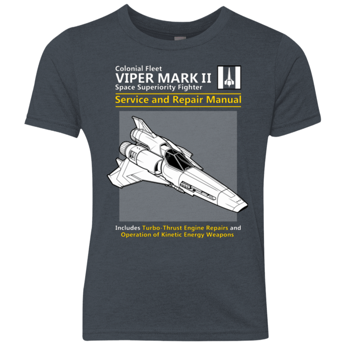 T-Shirts Vintage Navy / YXS VIPER SERVICE AND REPAIR MANUAL Youth Triblend T-Shirt