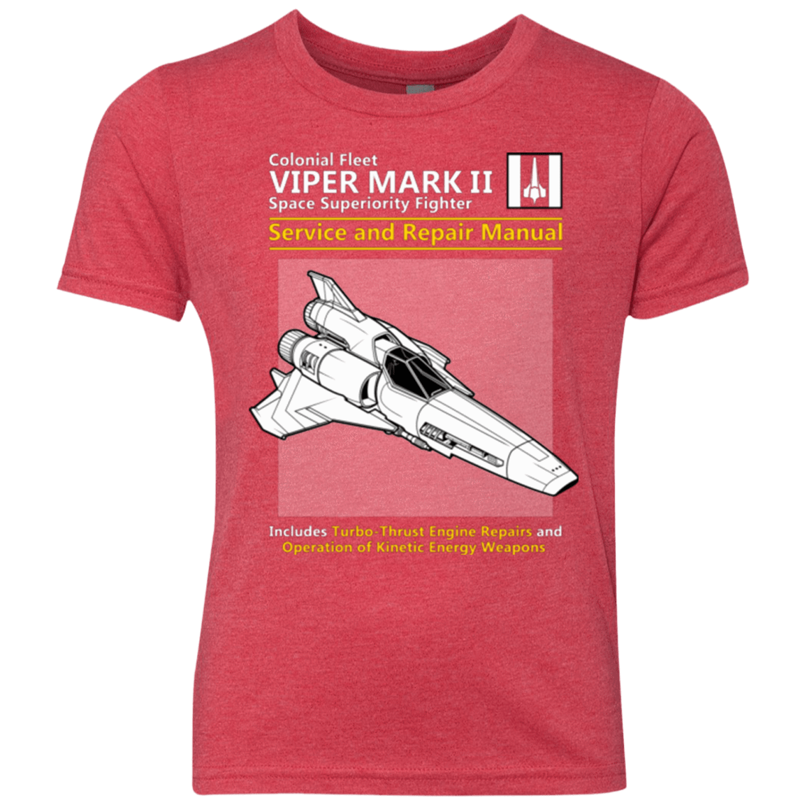 T-Shirts Vintage Red / YXS VIPER SERVICE AND REPAIR MANUAL Youth Triblend T-Shirt