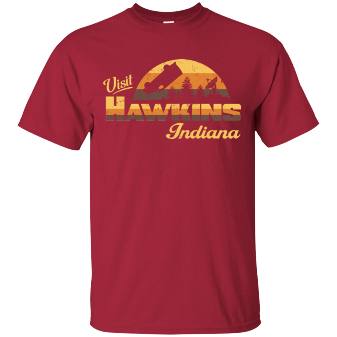 T-Shirts Cardinal / Small Visit Hawkins T-Shirt
