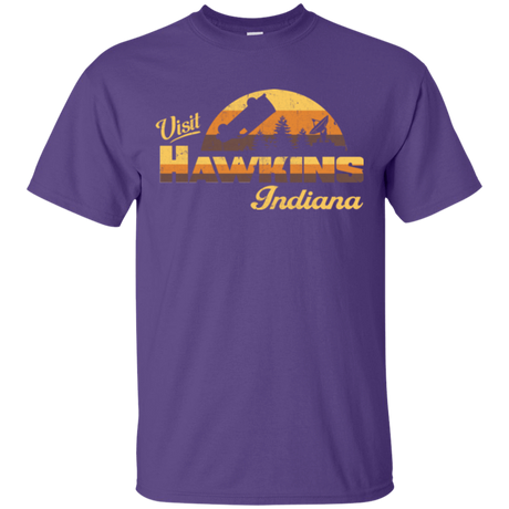T-Shirts Purple / Small Visit Hawkins T-Shirt