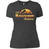 T-Shirts Heavy Metal / X-Small Visit Hawkins Women's Premium T-Shirt