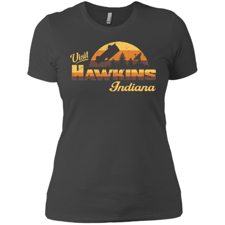 T-Shirts Heavy Metal / X-Small Visit Hawkins Women's Premium T-Shirt