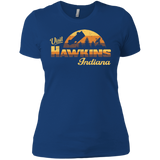 T-Shirts Royal / X-Small Visit Hawkins Women's Premium T-Shirt