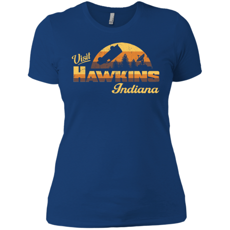 T-Shirts Royal / X-Small Visit Hawkins Women's Premium T-Shirt