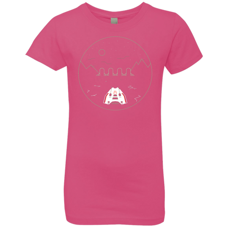 T-Shirts Hot Pink / YXS Visit Hoth Girls Premium T-Shirt