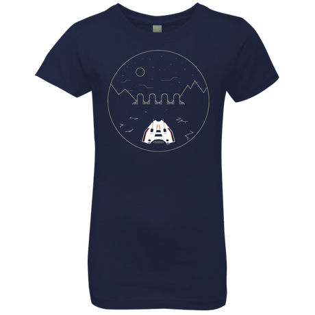 T-Shirts Midnight Navy / YXS Visit Hoth Girls Premium T-Shirt