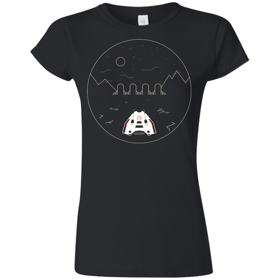 T-Shirts Black / S Visit Hoth Junior Slimmer-Fit T-Shirt