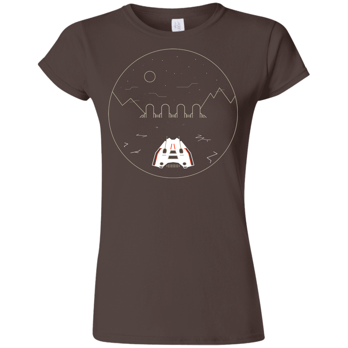 T-Shirts Dark Chocolate / S Visit Hoth Junior Slimmer-Fit T-Shirt