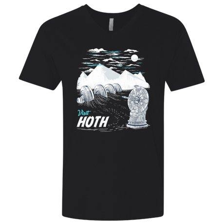 T-Shirts Black / X-Small Visit Hoth Men's Premium V-Neck
