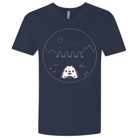 T-Shirts Midnight Navy / X-Small Visit Hoth Men's Premium V-Neck