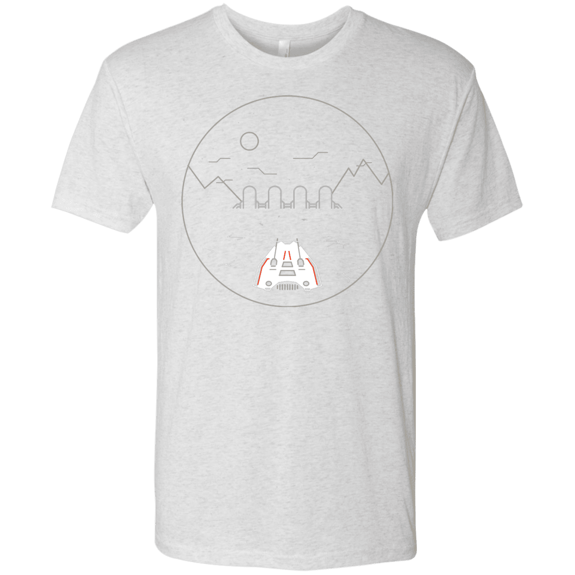 T-Shirts Heather White / S Visit Hoth Men's Triblend T-Shirt