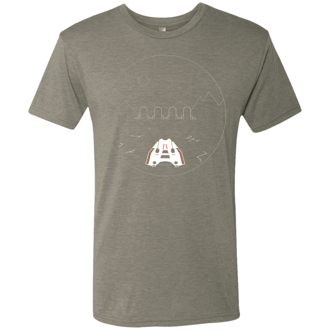 T-Shirts Venetian Grey / S Visit Hoth Men's Triblend T-Shirt