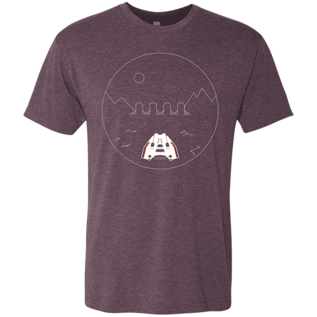 T-Shirts Vintage Purple / S Visit Hoth Men's Triblend T-Shirt