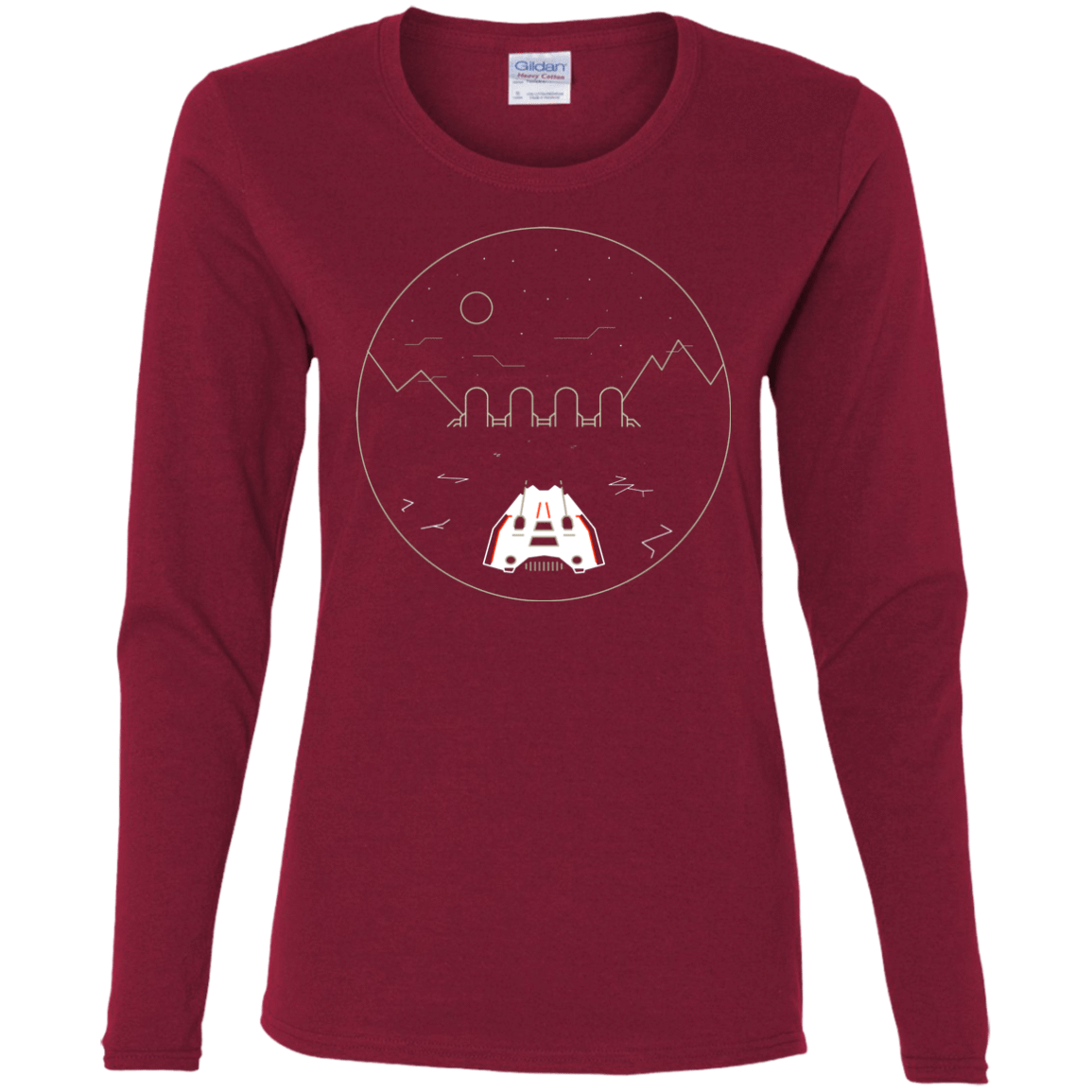 T-Shirts Cardinal / S Visit Hoth Women's Long Sleeve T-Shirt