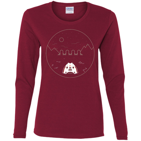 T-Shirts Cardinal / S Visit Hoth Women's Long Sleeve T-Shirt