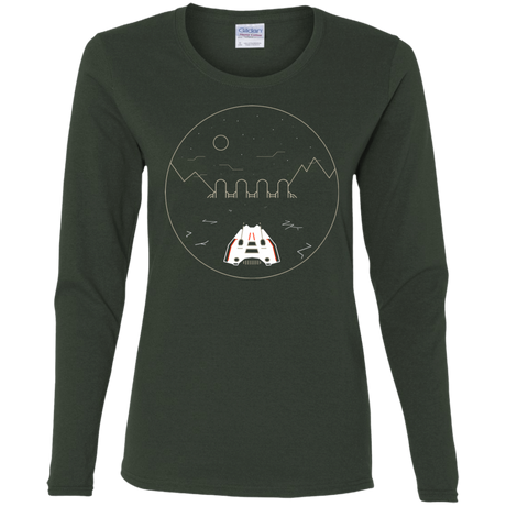 T-Shirts Forest / S Visit Hoth Women's Long Sleeve T-Shirt