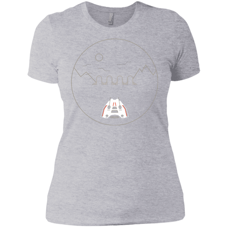 T-Shirts Heather Grey / X-Small Visit Hoth Women's Premium T-Shirt