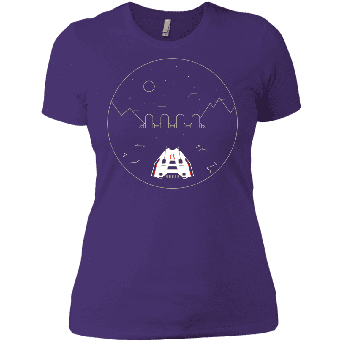 T-Shirts Purple Rush/ / X-Small Visit Hoth Women's Premium T-Shirt