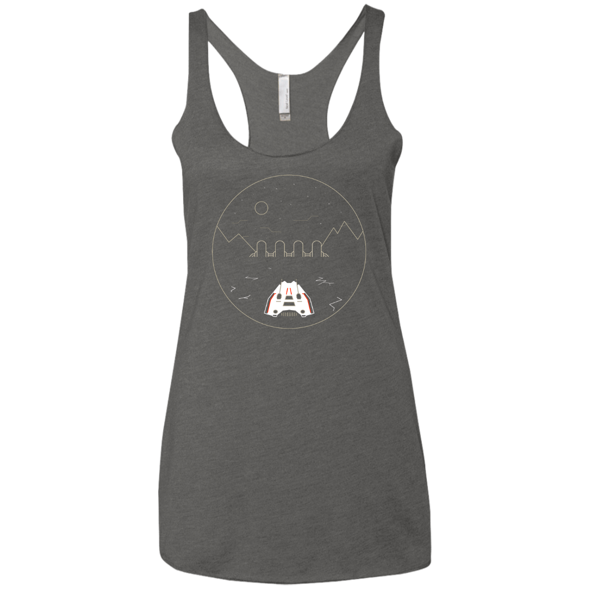 Visit Hoth Women's Triblend Racerback Tank
