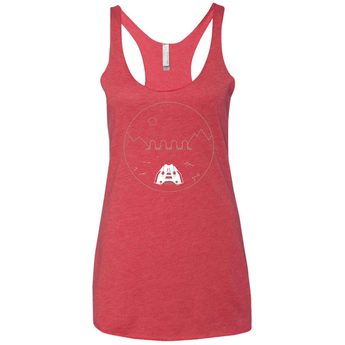 Visit Hoth Women's Triblend Racerback Tank