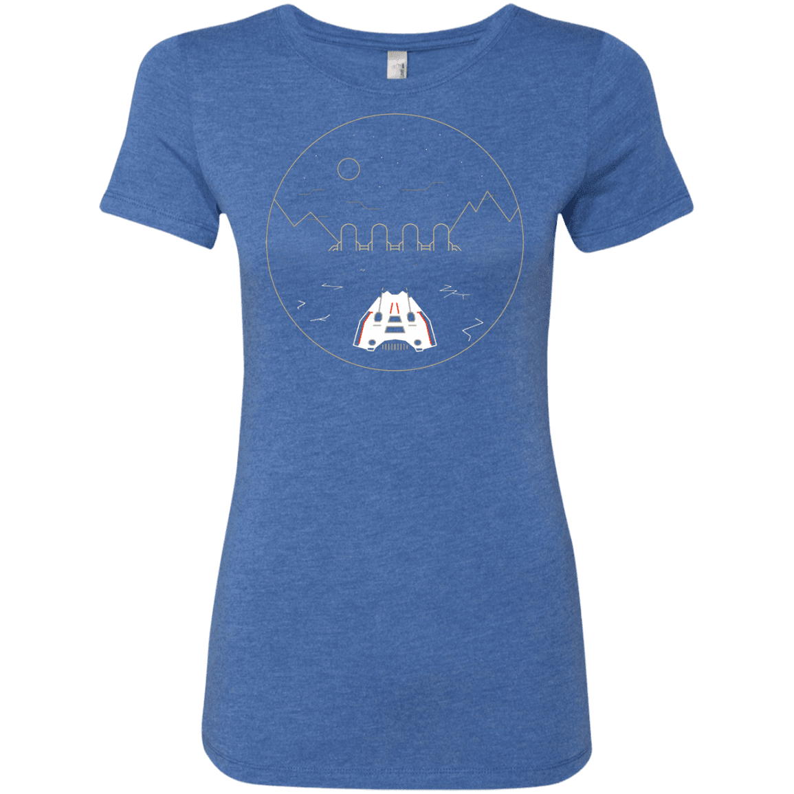 T-Shirts Vintage Royal / S Visit Hoth Women's Triblend T-Shirt