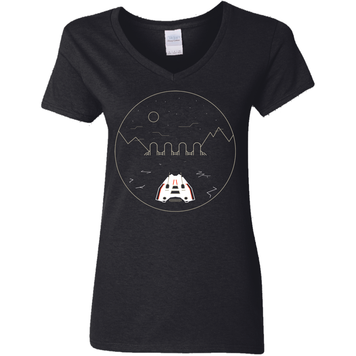 T-Shirts Black / S Visit Hoth Women's V-Neck T-Shirt