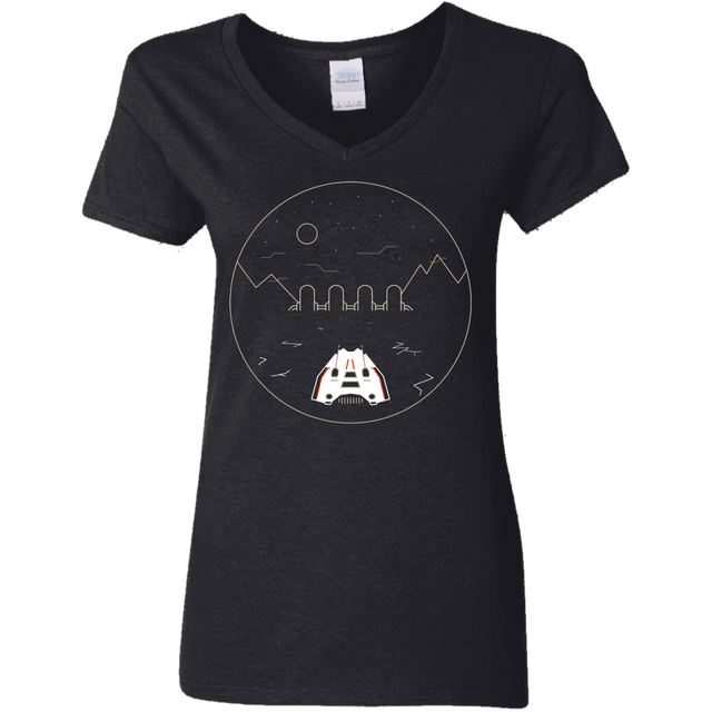 T-Shirts Black / S Visit Hoth Women's V-Neck T-Shirt