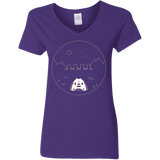 T-Shirts Purple / S Visit Hoth Women's V-Neck T-Shirt